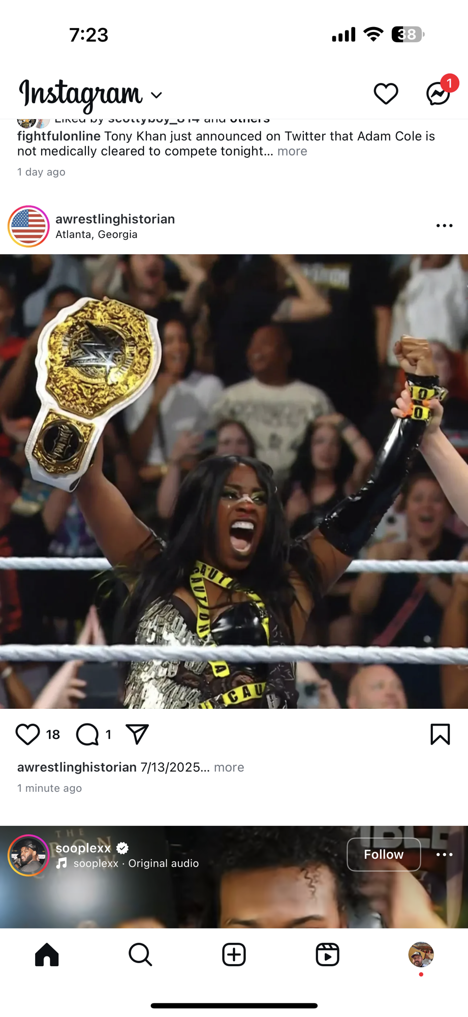 And New.. Naomi wins the Women’s World Championship