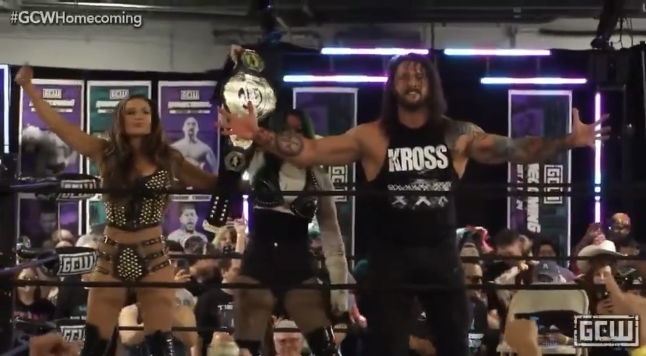 Killer Kross and Scarlett show up to GCW!!