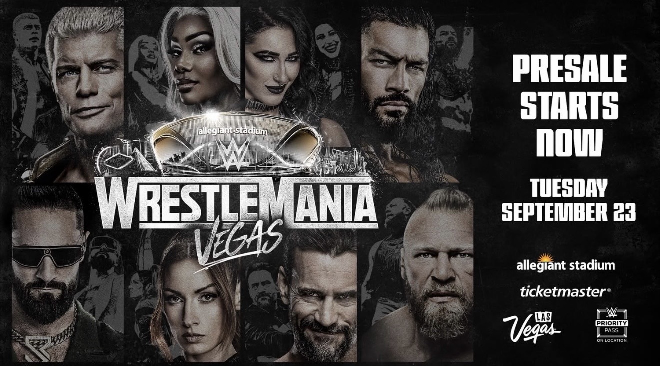 Presale for WrestleMania starts NOW