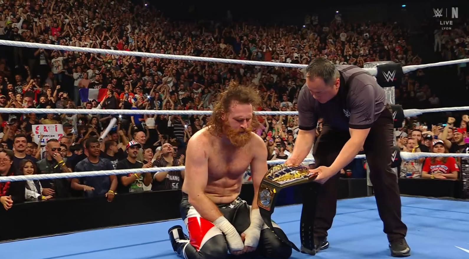 AND NEW… Sami Zayn wins the United States Championship