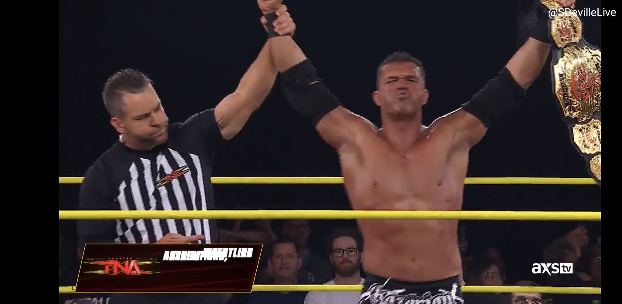 AND NEW… Frankie Kazarian is the new TNA World Champion