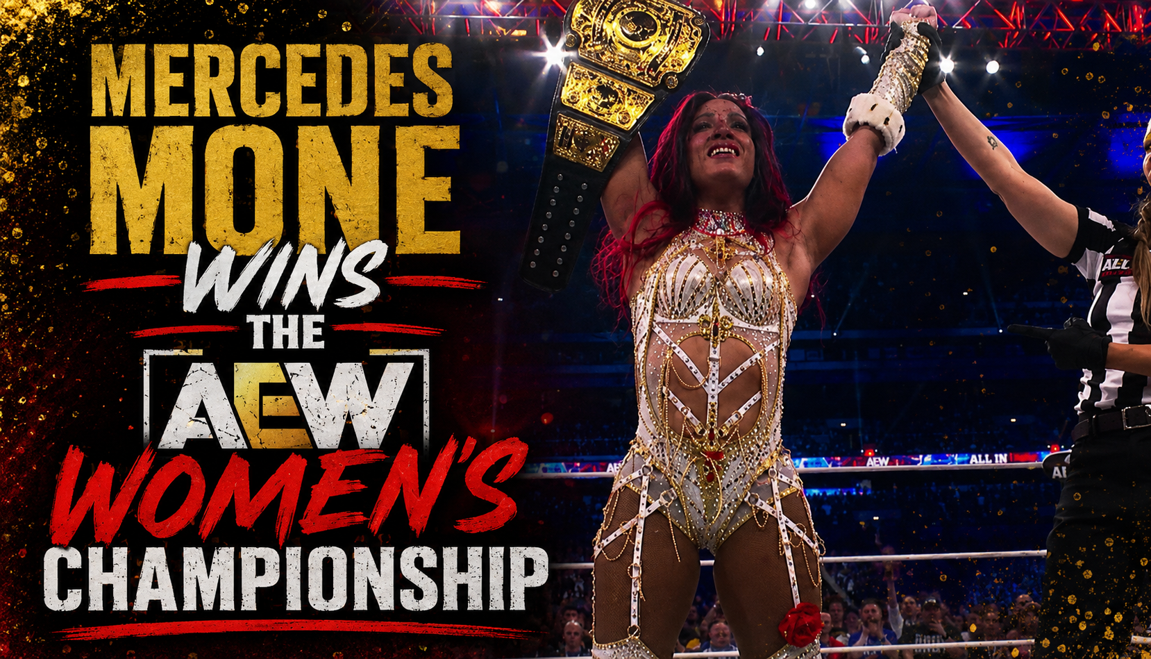 And New.. Mercedes Mone wins the AEW Women’s Championship