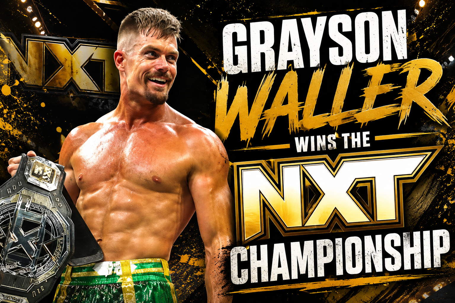 Grayson Waller wins the NXT championship
