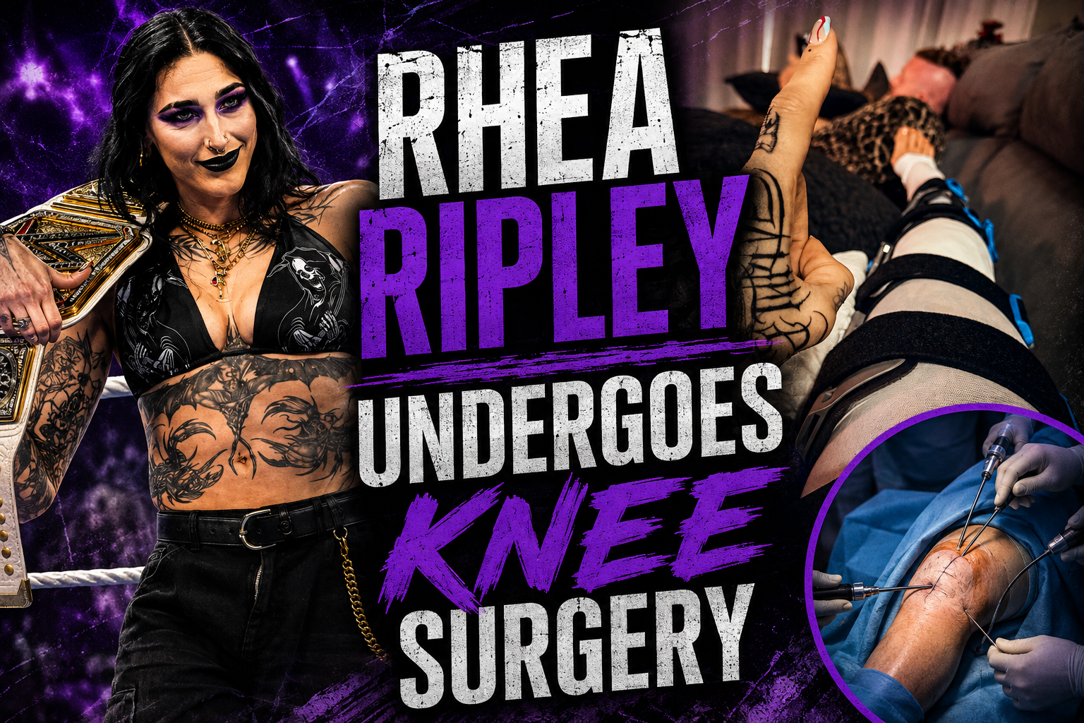 Rhea Ripley has Knee Surgery