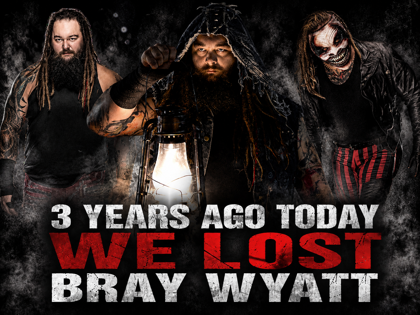 3 Years ago today: Bray Wyatt passed away
