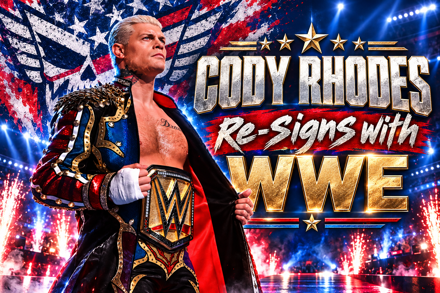 Cody Rhodes re-signs with WWE