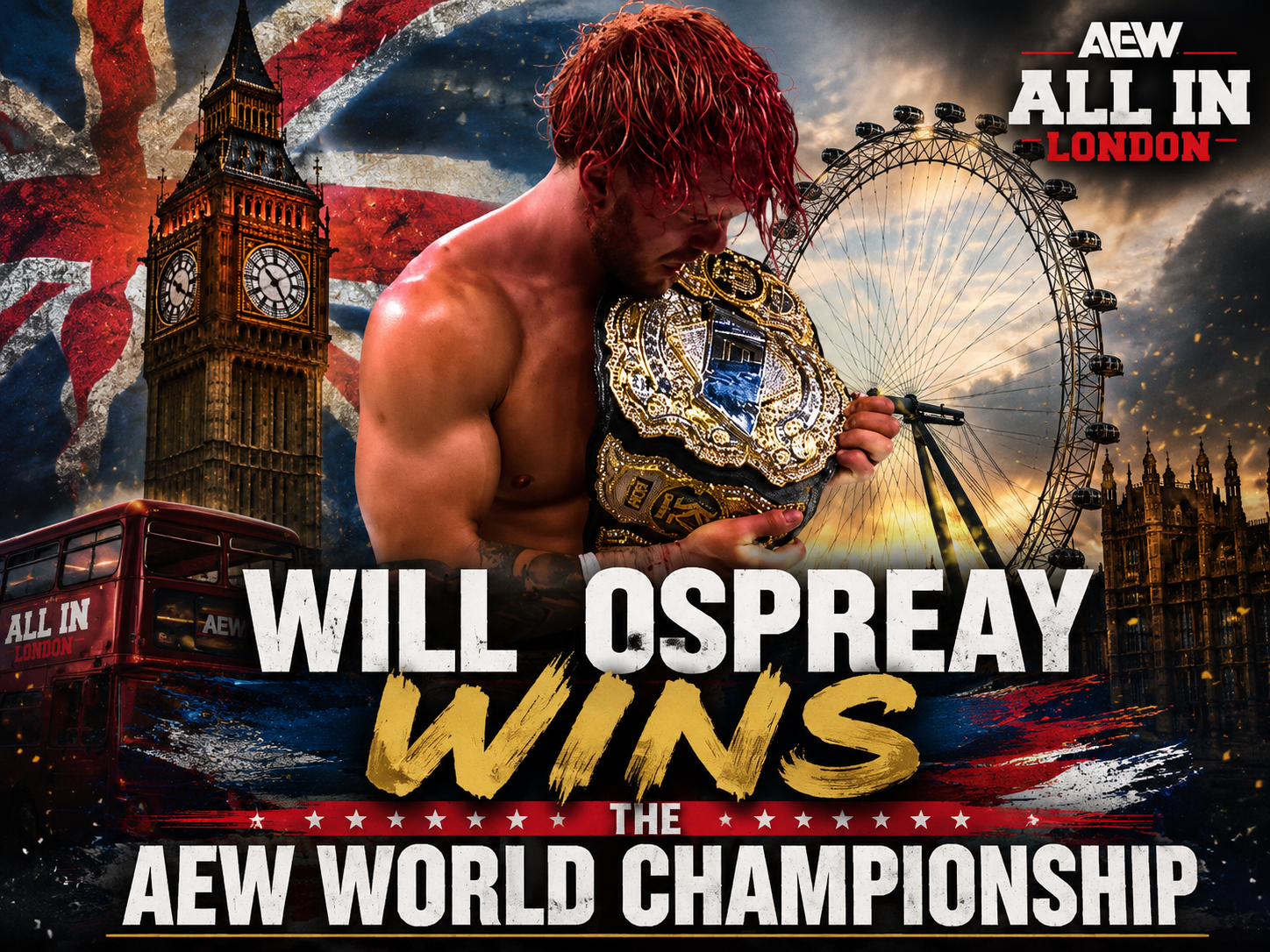 And New.. Will Ospreay wins the AEW World Championship next